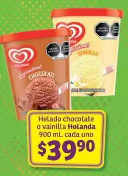 Soriana Súper Helado chocolate o vainilla Holanda oferta