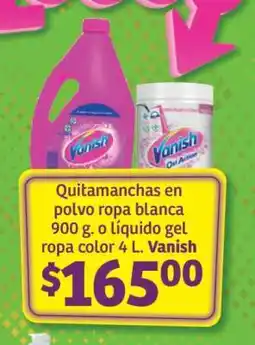 Soriana Súper Quitamanchas Vanish oferta