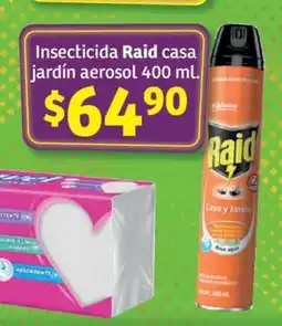 Soriana Súper Insecticida Raid casa jardín aerosol 400 ml oferta