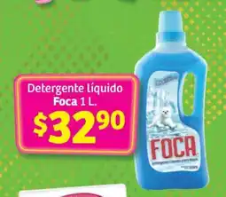 Soriana Híper Detergente líquido Foca 1 L oferta