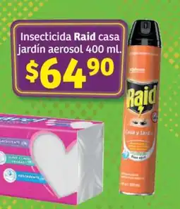 Soriana Híper Insecticida Raid casa jardín aerosol 400 ml oferta