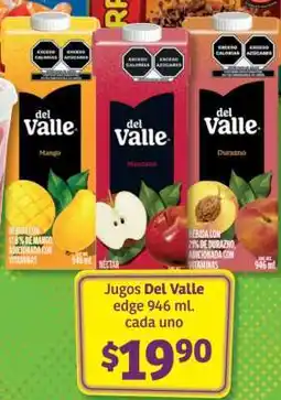 Soriana Híper Jugos Del Valle oferta