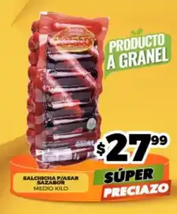 Merco Sazabor - salchicha p/asar oferta