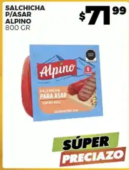 Merco Alpino - salchicha p/asar oferta