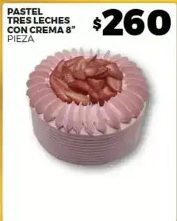 Merco Pastel tres leches con crema 8 oferta