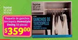 Soriana Híper Style - paquete de ganchos terciopelo homestyle oferta