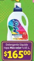 Soriana Híper Mas - detergente líquido ropa mas color oferta