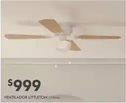 The Home Depot Ventilador littleton oferta