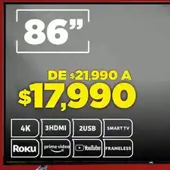 Soriana Híper Roku - smart tv oferta