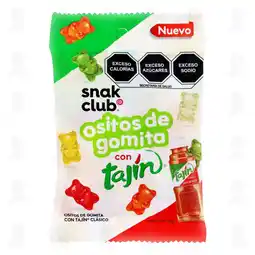 Farmacias Guadalajara Ositos de Gomita Snak Club con Tajín, 55 gr oferta