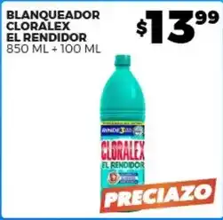 Merco Cloralex - blanqueador el rendidor oferta