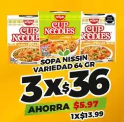 Merco Nissin - sopa oferta