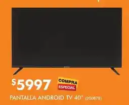 The Home Depot Pantalla android tv 40 oferta