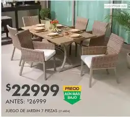 The Home Depot Juego de jardin 7 piezas oferta