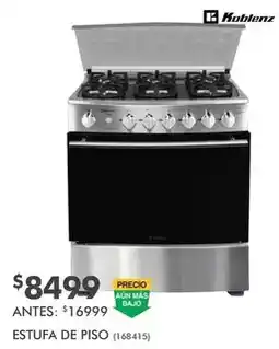 The Home Depot Koblenz - estufa de piso oferta