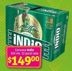 Soriana Híper Indio - cerveza oferta
