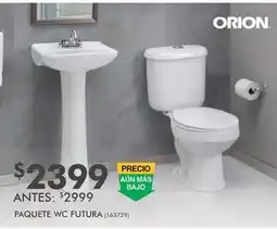 The Home Depot Orion - paquete wc futura oferta