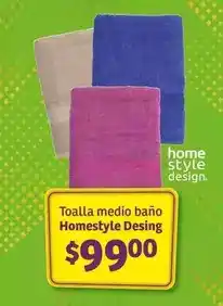 Soriana Híper Style - toalla medio baño oferta