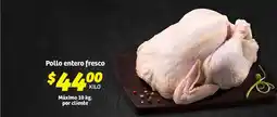 Soriana Híper Pollo Entero Fresco oferta