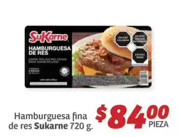 Soriana Híper Hamburguesa fina de res Sukarne oferta
