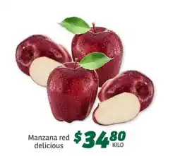 Soriana Súper MANZANA RED DELICIOUS oferta