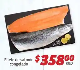 Soriana Híper Filete de salmón congelado oferta