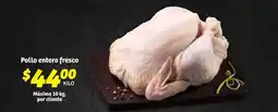 Soriana Súper Pollo Entero Fresco oferta