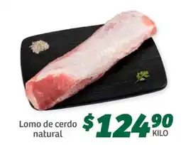 Soriana Súper Lomo de cerdo natural oferta