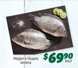 Soriana Súper Mojarra tilapia entera oferta