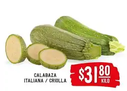 Soriana Híper CALABAZA ITALIANA / CRIOLLA oferta