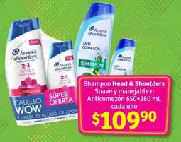 Soriana Súper Shampoo Head & Shoulders oferta