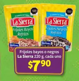 Soriana Súper Frijoles Bayos o Negros La Sierra oferta