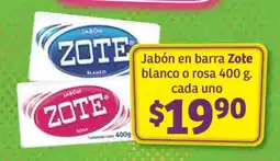 Soriana Súper Jabón en barra Zote oferta