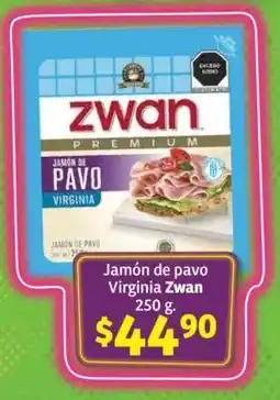 Soriana Súper Jamón de pavo Virginia Zwan oferta