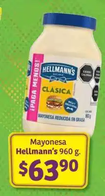 Soriana Súper Mayonesa Hellmann’s 960 g oferta