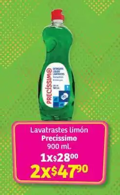 Soriana Súper Lavatrastes limón Precíssimo 900 ml oferta