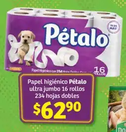 Soriana Súper Papel higiénico Pétalo oferta