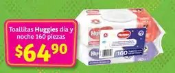 Soriana Súper Toallitas Huggies día y noche 160 piezas oferta