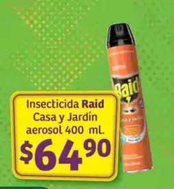 Soriana Súper Insecticida Raid Casa y Jardín oferta