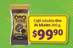 Soriana Súper Café soluble Oro 24 kilates 160 g oferta