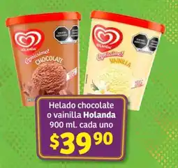 Soriana Súper Helado chocolate o vainilla Holanda oferta