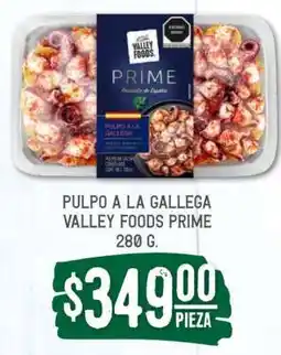Soriana Súper Pulpo a la gallega Valley Foods Prime oferta
