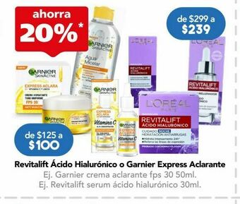 Farmacia San Pablo Garnier crema aclarante fps30 c/50ml oferta