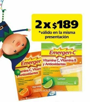 Farmacia San Pablo Emergen c polvo limon c/10sob oferta
