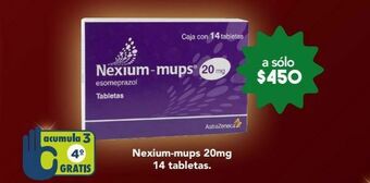 Farmacia San Pablo Nexium mups tab 20mg caj c/14 oferta