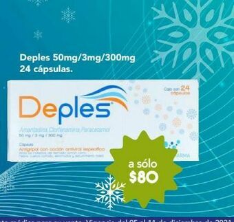 Farmacia San Pablo Deples cap 50/3/300mg caj c/24 oferta