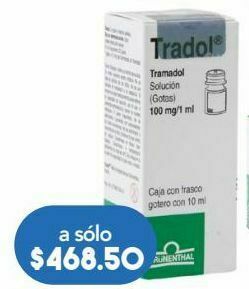 Tradol oral sol 100mg fgo c/10ml