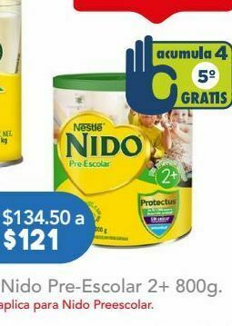 Farmacia San Pablo Nido prescolar leche en polvo 2+ c/800gr oferta