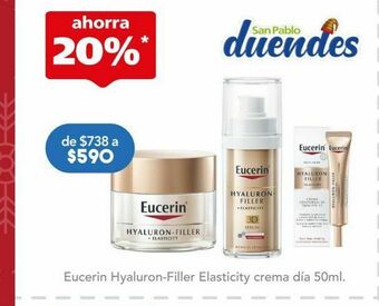 Farmacia San Pablo Eucerin hf elasticity cr dia trr c/50ml oferta