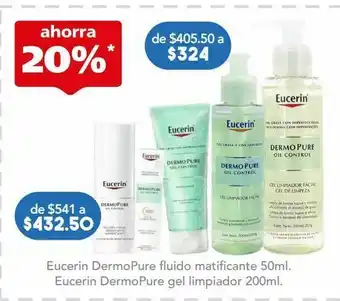Farmacia San Pablo Eucerin dermopure fluido mati env c/50ml oferta